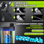 Tragbare, wiederaufladbare Camping-Duschpumpe