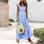 Lässiges kariertes Kleid