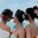 Blumen-Haarklammern für dickes Haar