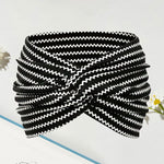 Yoga-Stirnband mit Kreuz-Print