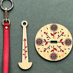 Handgelenksgarnhalter aus Holz