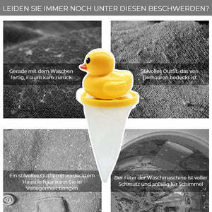 Kleiner gelber Entenfilter