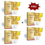 Straffende und liftende Halscreme für schlaffe Haut