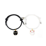 Süßes Halloween Herz Magnetpaar passendes Armband