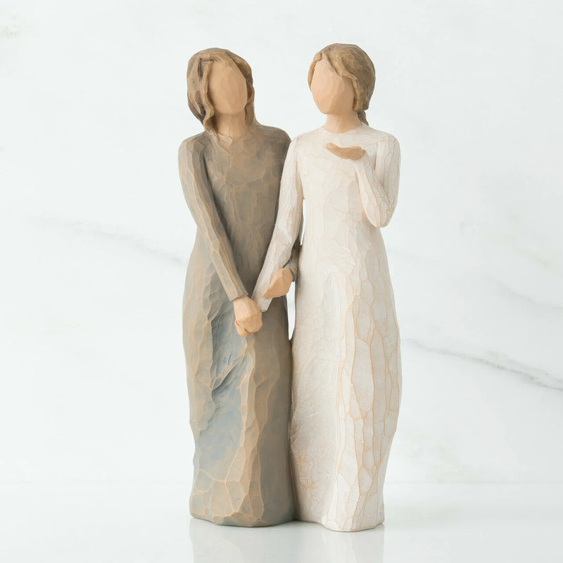An meiner Seite, geformte handbemalte Figur
