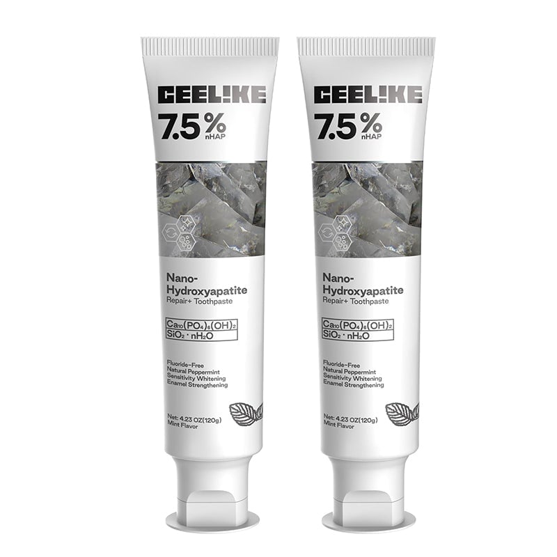 Hydroxylapatit-Zahnpasta zur Reparatur und Aufhellung der Zähne