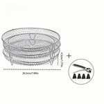 Stapelbarer 3-lagiger Heißluftfritteusenständer