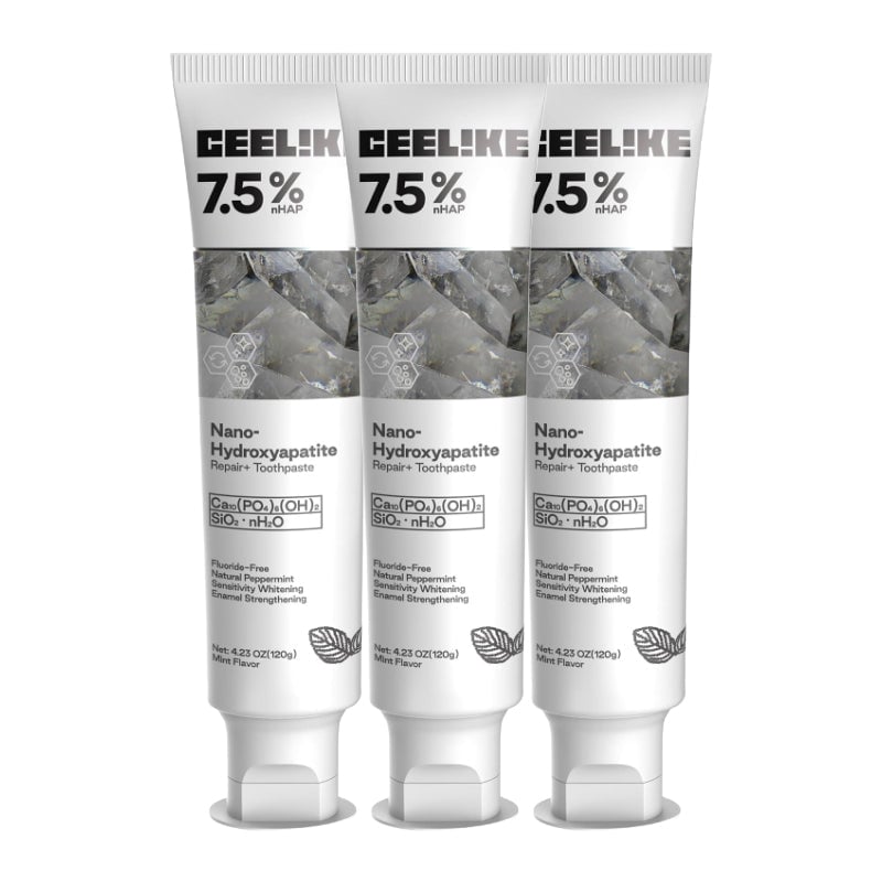 Hydroxylapatit-Zahnpasta zur Reparatur und Aufhellung der Zähne