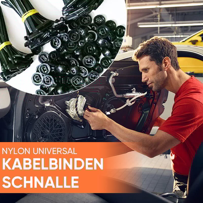 Universal-Kabelbinderschnalle aus Nylon