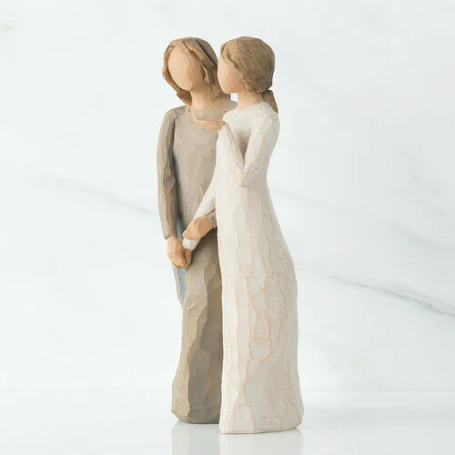 An meiner Seite, geformte handbemalte Figur