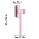 Selbstreinigende Haustierpflegebürste