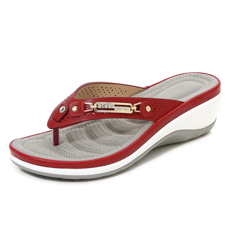 Damen-Tanga-Sandalen mit weichem Kissen