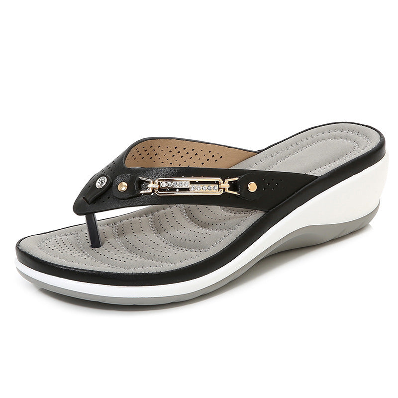 Damen-Tanga-Sandalen mit weichem Kissen