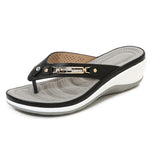 Damen-Tanga-Sandalen mit weichem Kissen