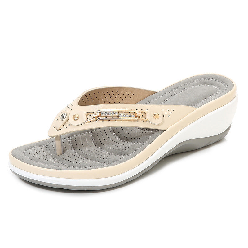 Damen-Tanga-Sandalen mit weichem Kissen