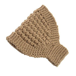 Ausgehöhlter Pferdeschwanz Frauen Beanie