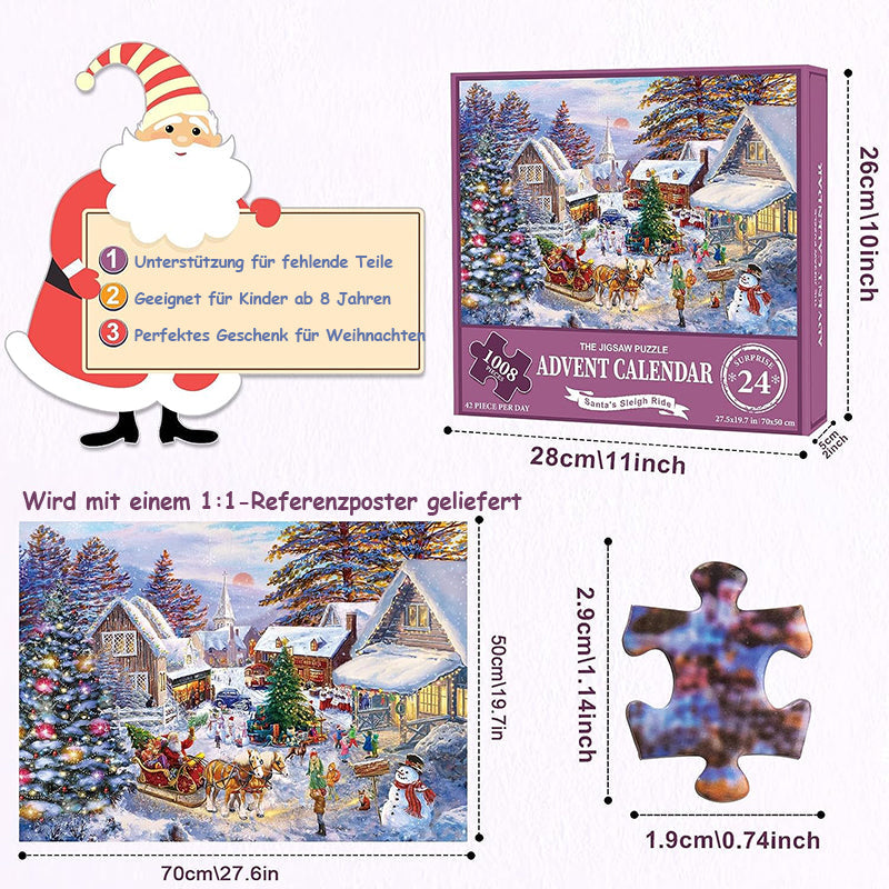 Weihnachts-Puzzlebox