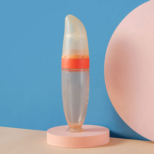 Baby-Silikon-Nahrungsspenderlöffel