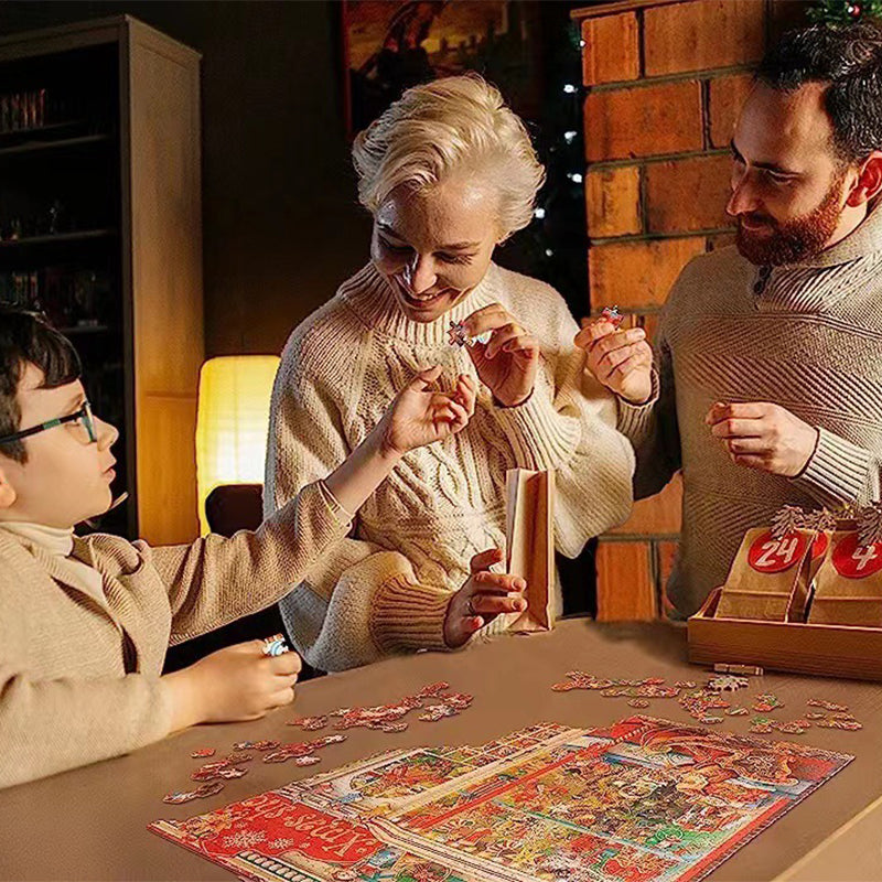 Weihnachts-Puzzlebox