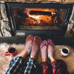 Socken mit Nageldruck