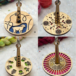 Handgelenksgarnhalter aus Holz