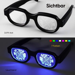 LED leuchtende Brillen