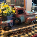 Frühling Sommer großer rustikaler Bauernwagen