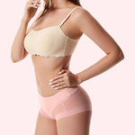 Nahtloser formender Slip aus Eisseide mit hoher Taille