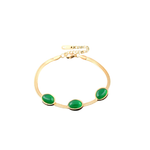 Smaragd-Halskette und Armband