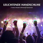 Leuchtende Handschuhe 3 Farben 6 Modi