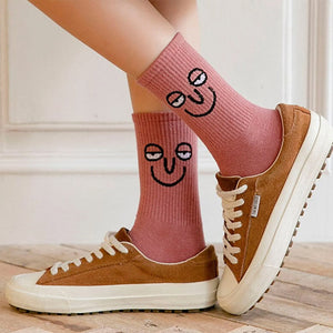 Lustige Gesichtsausdrucksocken
