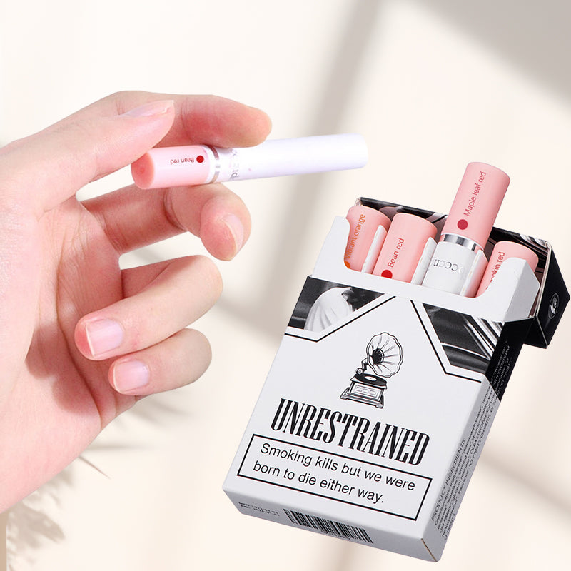 Mattes Zigaretten-Lippenstift-Set