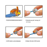 Universal-LED-Kabelstecker für die schnelle Verkabelung(10 Pcs)
