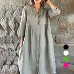 Einfacher, stimmungsvoller, lockerer Kleid