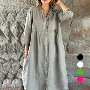 Einfacher, stimmungsvoller, lockerer Kleid