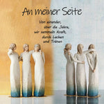 An meiner Seite, geformte handbemalte Figur