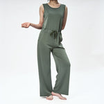 Ärmelloser einfarbiger Overall