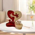Herzornament aus Holz