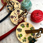 Handgelenksgarnhalter aus Holz