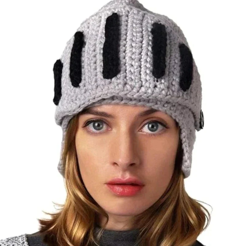 Römischer Ritter Beanie-Mütze aus Strick
