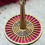 Handgelenksgarnhalter aus Holz