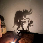 Gruseliges Halloween Schattendekor