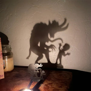 Gruseliges Halloween Schattendekor