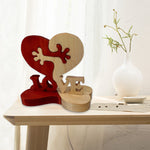 Herzornament aus Holz