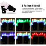 Leuchtende Handschuhe 3 Farben 6 Modi