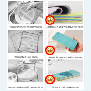 Null Kratzer Scheuerschwämme