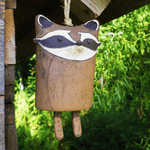 Wunderschöne rustikale Tierwindspiele aus Harz