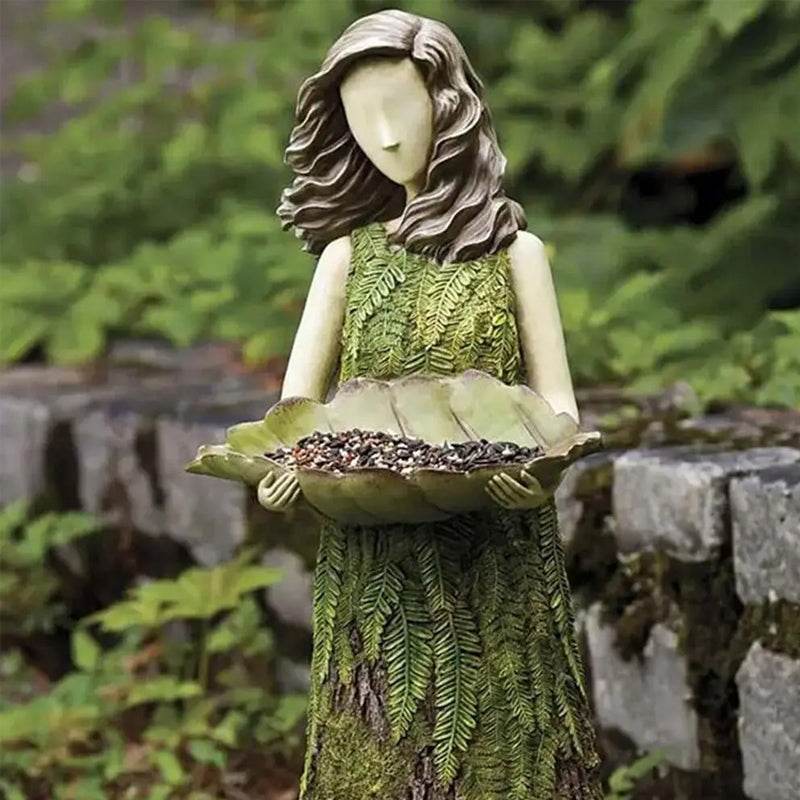 Angel Girl Bird Feeder