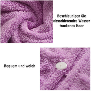 Schnelltrocknend Haarturban Haartrockentuch