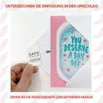 Joker -Gruß -Streichkarte